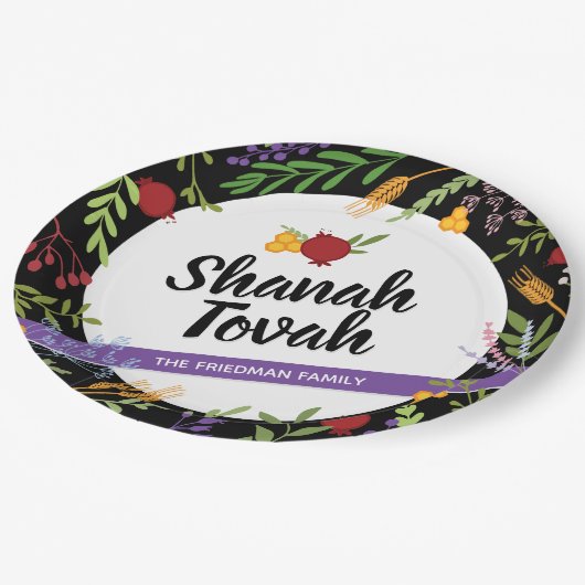 Rosh Hashanah Jewish New Year-Shana Tovah Papieren Bordje (Gekanteld)