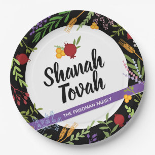 Rosh Hashanah Jewish New Year-Shana Tovah Papieren Bordje