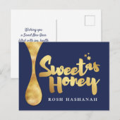 Rosh Hashanah Joods Hebreeuws Nieuwjaar Briefkaart (Voorkant / Achterkant)