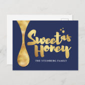 Rosh Hashanah Joods Hebreeuws Nieuwjaar Briefkaart (Voorkant / Achterkant)