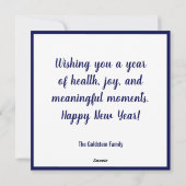 Rosh Hashanah Joods Nieuwjaar 2 Foto Feestdagenkaart (Achterkant)