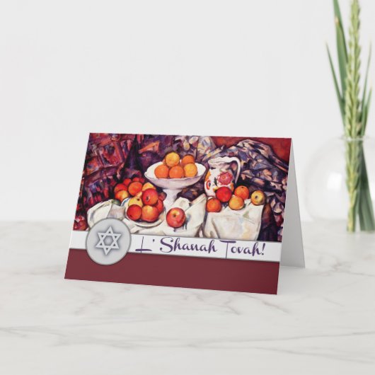 Rosh Hashanah | Joods Nieuwjaar Fijne Kunst Feestdagen Kaart (Voorkant)