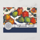 Rosh Hashanah | Joods Nieuwjaar Fijne Kunst  Feestdagenkaart (Voorkant)