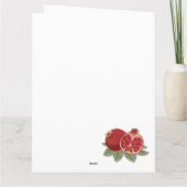 Rosh Hashanah Joods Nieuwjaar Gepersonaliseerde Na Kaart (Achterkant)