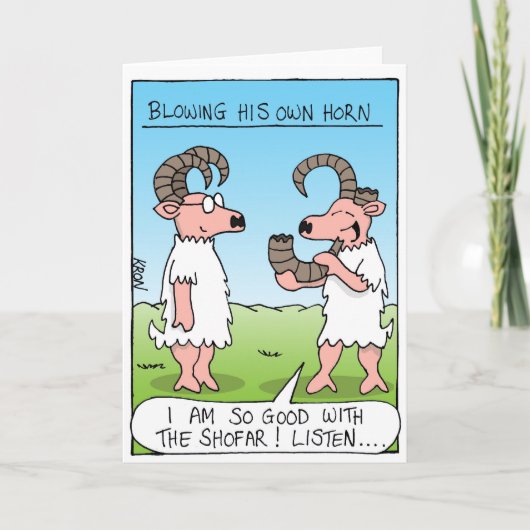 Rosh Hashanah, Joods Nieuwjaar kaart (Voorkant)