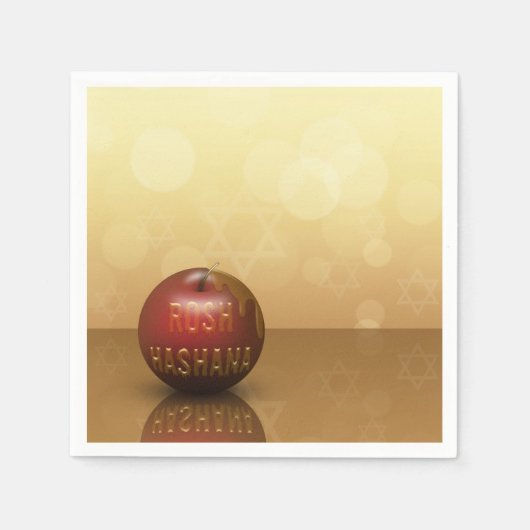 Rosh Hashanah Joods Nieuwjaar - Papieren servet (Voorkant)