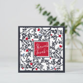 Rosh Hashanah Joods Nieuwjaar Shana Tovah op zwart Feestdagenkaart (Staand voorkant)