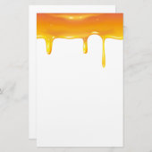 Rosh Hashanah Joods Nieuwjaar Zoete Honing Drops Briefpapier (Voorkant / Achterkant)