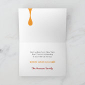 Rosh Hashanah Joodse honingbijen Feestdagen Kaart (Binnen)