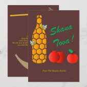 Rosh Hashanah | Joodse nieuwjaarskaarten Kaart (Voorkant / Achterkant)