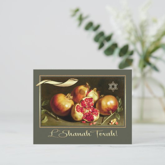 Rosh Hashanah | Joodse nieuwjaarskunst Briefkaart (Staand voorkant)