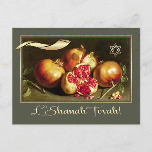 Rosh Hashanah | Joodse nieuwjaarskunst Briefkaart (Voorkant)