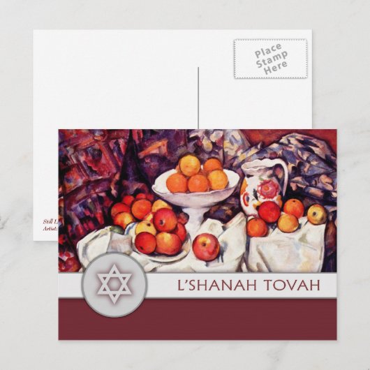 Rosh Hashanah | Joodse nieuwjaarskunst Briefkaart (Voorkant / Achterkant)