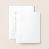 Rosh Hashanah Jwish New Year Hebrew Folie Kaarten (Met envelop)