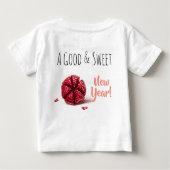 Rosh Hashanah Jwish New Year Holiday Pomegranates (Achterkant)