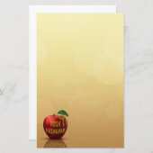 Rosh Hashanah Jwish New Year Honey Apple Briefpapier (Voorkant / Achterkant)