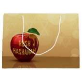 Rosh Hashanah Jwish New Year Honey Apple Groot Cadeauzakje (Voorkant)