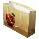 Rosh Hashanah Jwish New Year Honey Apple Groot Cadeauzakje (Achterkant Gekanteld)