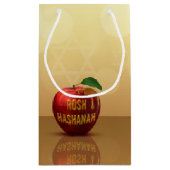 Rosh Hashanah Jwish New Year Honey Apple Klein Cadeauzakje (Achterkant)