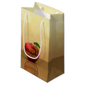 Rosh Hashanah Jwish New Year Honey Apple Klein Cadeauzakje (Voorkant Gekanteld)