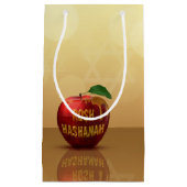 Rosh Hashanah Jwish New Year Honey Apple Klein Cadeauzakje (Voorkant)