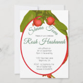 Rosh Hashanah Jwish New Year Pomegranate Kaart (Voorkant)