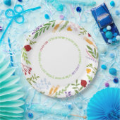 Rosh Hashanah Jwish New Year-Shana Tovah op WHITE Papieren Bordje (Feest)