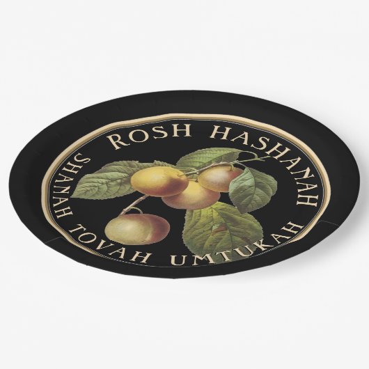 Rosh Hashanah Jwish New Year Shanah Tovah Papieren Bordje (Gekanteld)