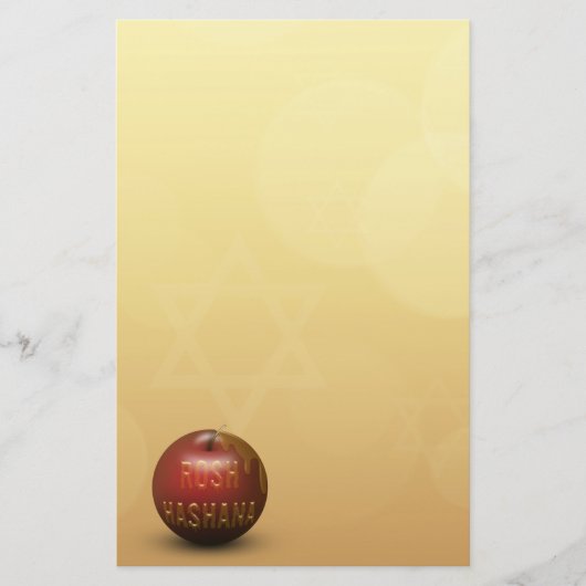 Rosh Hashanah Jwish New Year - Stationery Briefpapier (Voorkant)