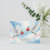 Rosh Hashanah Jwish nieuwjaar Briefkaart (Staand voorkant)