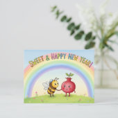 Rosh Hashanah Jwish nieuwjaar Briefkaart (Staand voorkant)