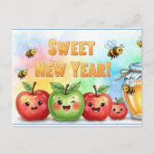 Rosh Hashanah Jwish nieuwjaar Briefkaart (Voorkant)