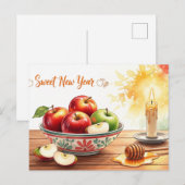 Rosh Hashanah Jwish nieuwjaar Briefkaart (Voorkant / Achterkant)