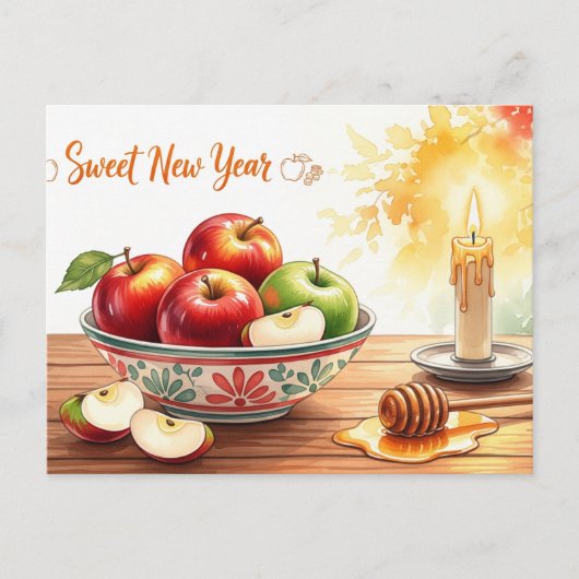 Rosh Hashanah Jwish nieuwjaar Briefkaart (Voorkant)