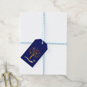 Rosh Hashanah Jwish nieuwjaar Cadeaulabel (Met Touw)
