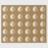 Rosh Hashanah Jwish nieuwjaar Cadeaupapier (Vlak)