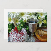 Rosh Hashanah Kaarten Cadeaus Feestdagenkaart (Voorkant / Achterkant)