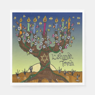 Rosh Hashanah L'Shanah Tovah Boom Des Levens Serve Servet