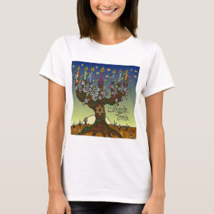 Rosh Hashanah L'Shanah Tovah Boom Des Mensen T-shirt