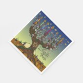 Rosh Hashanah L'Shanah Tovah Levensboom Servetten (Hoek)