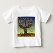 Rosh Hashanah L'Shanah Tovah Tree of Life Menorah (Voorkant)