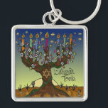 Rosh Hashanah L'Shanah Tovah Tree of Life Menorah Sleutelhanger<br><div class="desc">U bekijkt het Lee Hiller Design Collectie van Home en Kantoor Decor,  Apparel,  Gifts en Collectibles. De Design zijn onder meer Lee Hiller Photography en Mixed Media Digital Art Collectie. Je kunt haar Natuur fotografie uitzichten op http://HikeOurPlanet.com/ en haar wandelende blog volgen in Hot Springs National Park.</div>