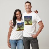 Rosh Hashanah L'Shanah Tovah Tree of Life Menorah T-shirt (Unisex)