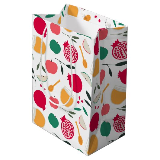 Rosh Hashanah Medium Cadeauzakje (Achterkant Gekanteld)