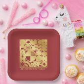 Rosh Hashanah Modern Jewish New Year Bord (Feest)