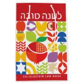 Rosh Hashanah Modern Joods nieuwjaar Medium Cadeauzakje (Voorkant)