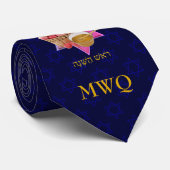 ROSH HASHANAH Monogram Stropdas (Opgerold)