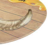 Rosh Hashanah New Year Honey Apples Challah Snijplank (Hoek)