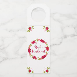 Rosh Hashanah New Year Pomegranate Flower Wreath Flessenhanger