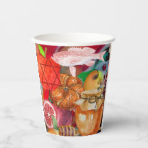 Rosh Hashanah Paper Cups
